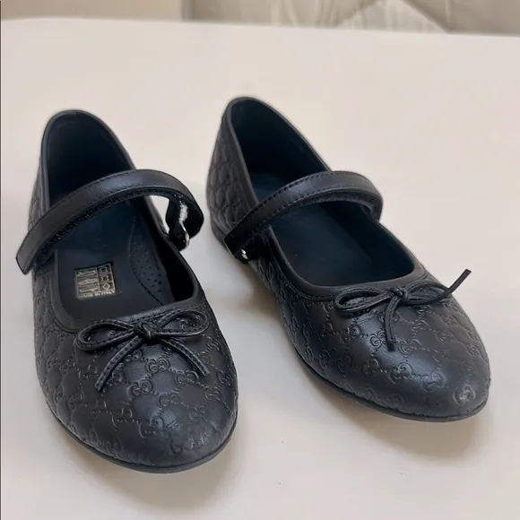 🔥 GUCCI Girls Guccisima Mary Jane SIZE 32 / girls size 1