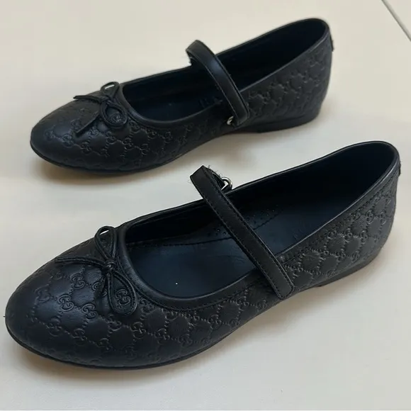 🔥 GUCCI Girls Guccisima Mary Jane SIZE 32 / girls size 1
