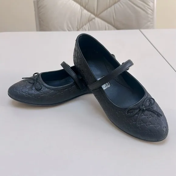 🔥 GUCCI Girls Guccisima Mary Jane SIZE 32 / girls size 1