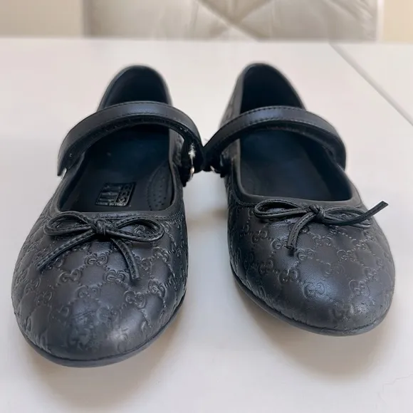 🔥 GUCCI Girls Guccisima Mary Jane SIZE 32 / girls size 1