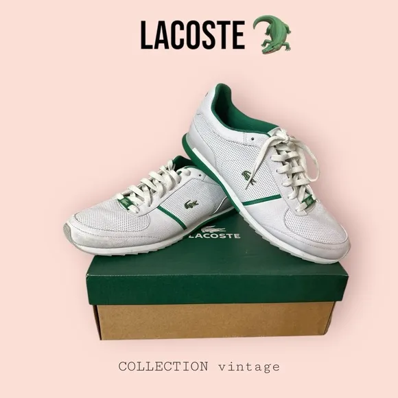 🐊 men’s Lacoste tennis shohji size 12 w box