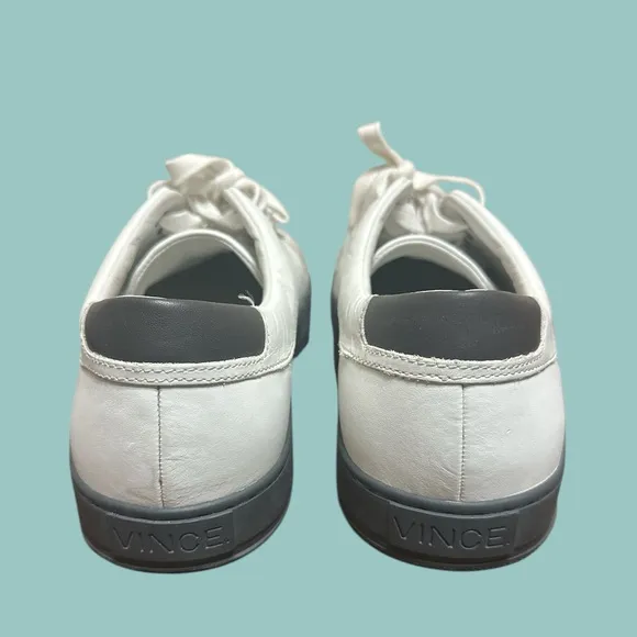 👞  men’s Vince leather sneakers size 12 EUR 46