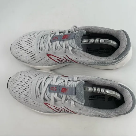 🥾 New Balance Women’s-Unisex 520 V8 Lite Grey Lace-Up Running Shoes - Size 11.5