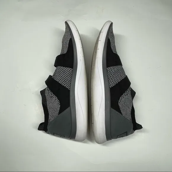 🌀 Nike Air Sockracer Flyknit Mens Running Training Shoes Grey/Black Sz 11.5
