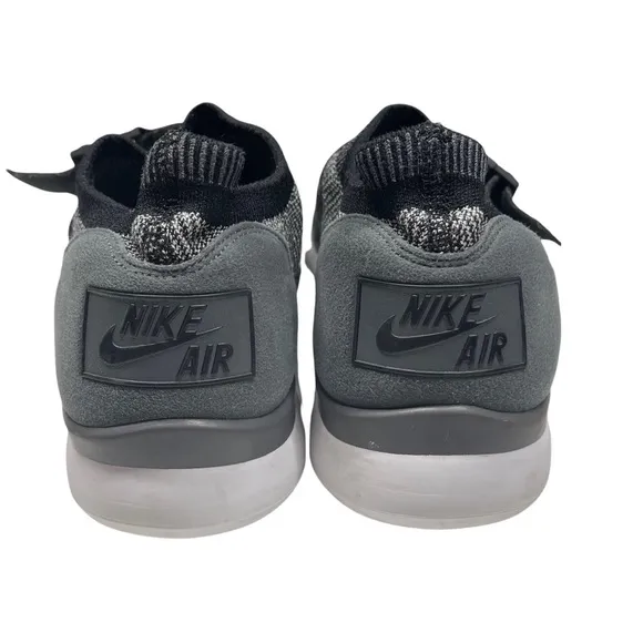 🌀 Nike Air Sockracer Flyknit Mens Running Training Shoes Grey/Black Sz 11.5