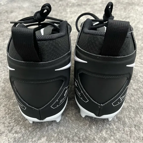 🔴 Nike Shoes Size 12.5 Alpha Menace Pro 3 Mid Football Cleats Men's Black