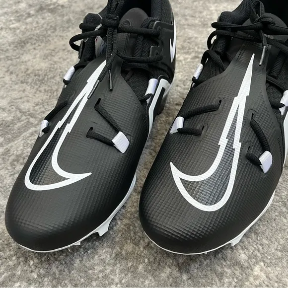 🔴 Nike Shoes Size 12.5 Alpha Menace Pro 3 Mid Football Cleats Men's Black