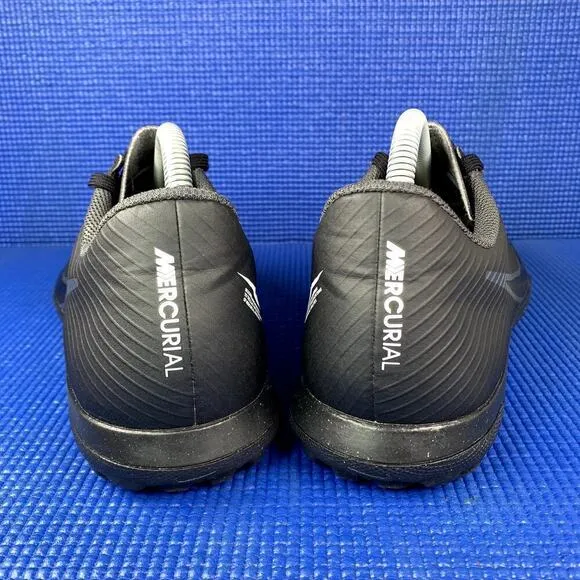 🔴 NIKE ZOOM MERCURIAL VAPOR 15 CLUB TF Men Size 9 Black Cleats DJ5968-001