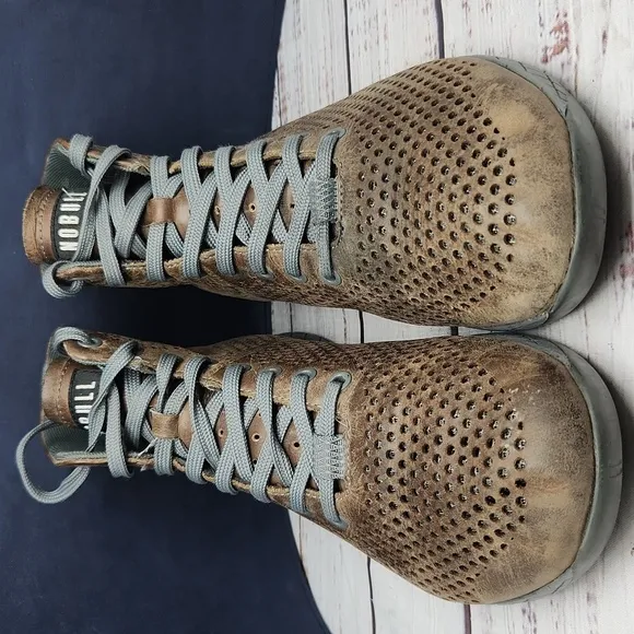 --NOBULL | Leather High Top Sneakers Trainer Shoes Men's 8