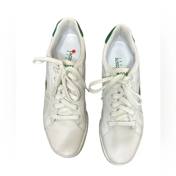 101. 🐊 Lacoste tribute oval men’s tennis shoes size 12 new