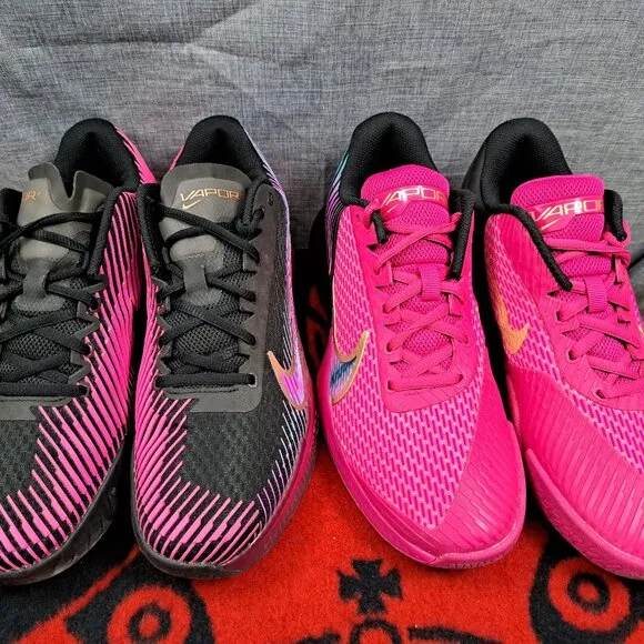 2 Pair Size 10 Nike Court Air Zoom Vapor Pro 2 &amp; Vapor 11 PRM Women