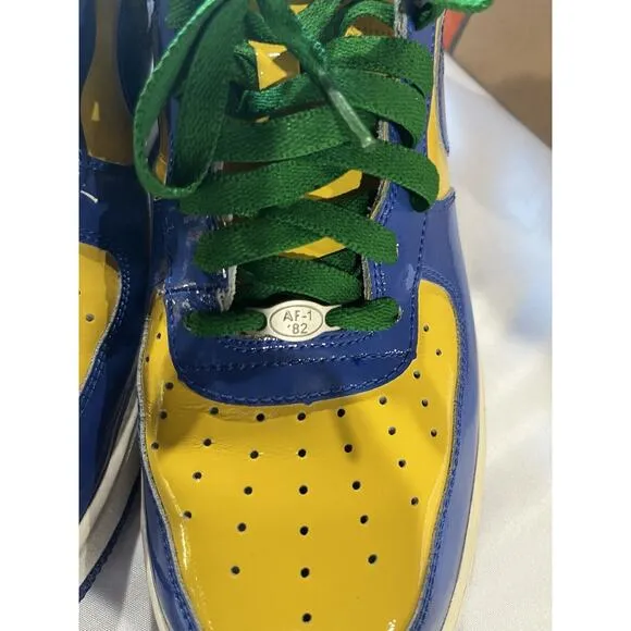 2006 Nike Air Force 1 Premium Brazil World Cup w/ Unopened Cards &amp; Box Size 11