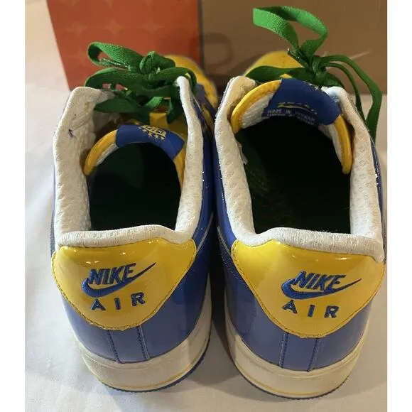 2006 Nike Air Force 1 Premium Brazil World Cup w/ Unopened Cards &amp; Box Size 11