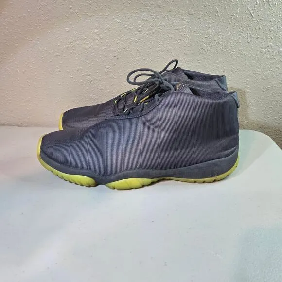 2014 Nike Air Jordan Future &quot;Dark Grey Volt&quot; Shoes Men's Size 12
