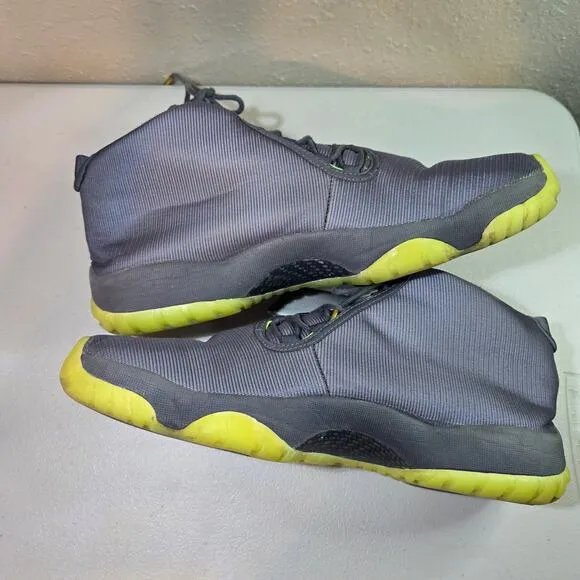 2014 Nike Air Jordan Future &quot;Dark Grey Volt&quot; Shoes Men's Size 12