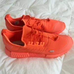 2022 Adidas NMD_R1 TR Shoes Impact Orange Speedlace US Mens 14