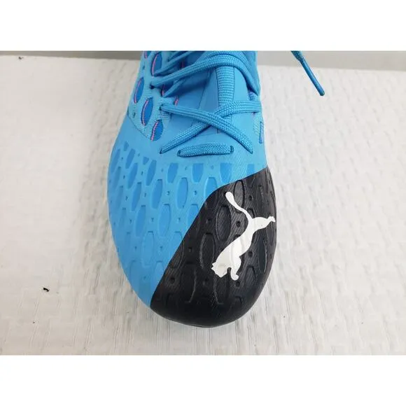 (5/5) Puma Men's Soccer Cleats Shoes Size 8.5 Future 5.3 Netfit 105756-01 Blue