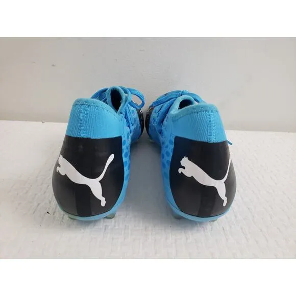 (5/5) Puma Men's Soccer Cleats Shoes Size 8.5 Future 5.3 Netfit 105756-01 Blue