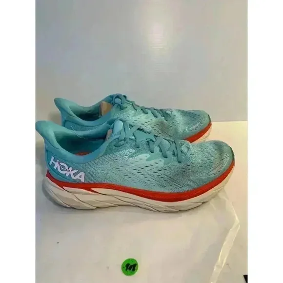 .908 Hoka Clifton 8, Blue, Womens Running Shoes-US Womens