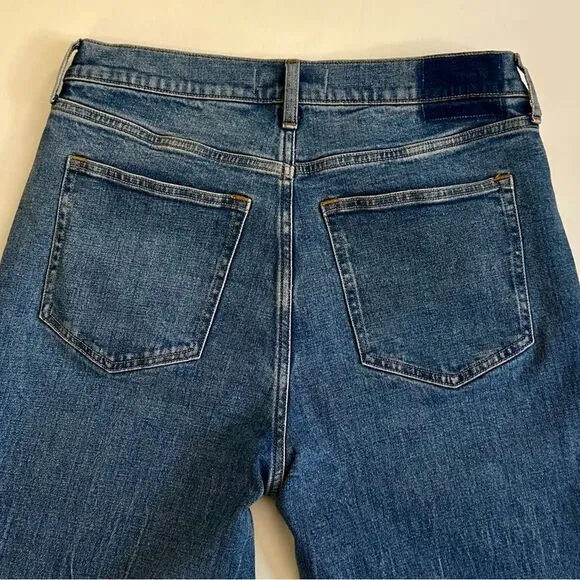 Abercrombie Ankle Straight High Rise Jean