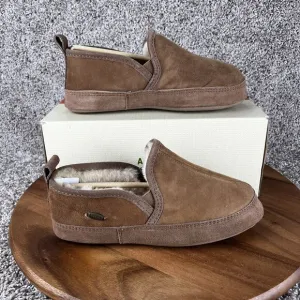ACORN Mens Size 7 Romeo II Sheepskin Slipper Cloud Cushion Comfort Shoes NEW