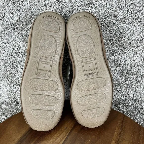 ACORN Mens Size 7 Romeo II Sheepskin Slipper Cloud Cushion Comfort Shoes NEW