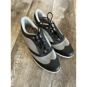 Adidas Adicross Sz 8.5 M - Gray Black Wingtip Spikeless Golf Cleats Shoes 099028