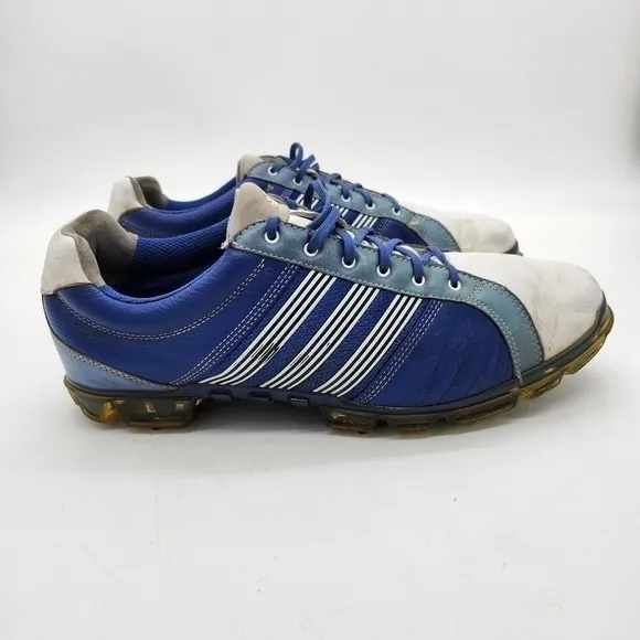 ADIDAS Adicross Tour Golf Cleats Men’s 12 Shoes White Blue