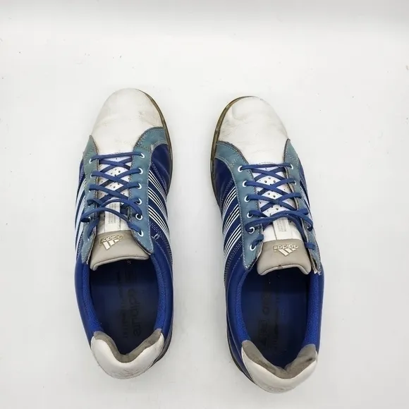 ADIDAS Adicross Tour Golf Cleats Men’s 12 Shoes White Blue