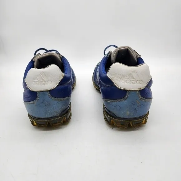 ADIDAS Adicross Tour Golf Cleats Men’s 12 Shoes White Blue