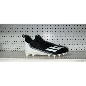 Adidas AdiZero 12.0 Texas A&amp;M PE Mens Football Cleats Size 15 Black White HQ6423
