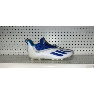 Adidas Adizero 2021 Mens Football Cleats Size 12.5 White Blue FZ0766