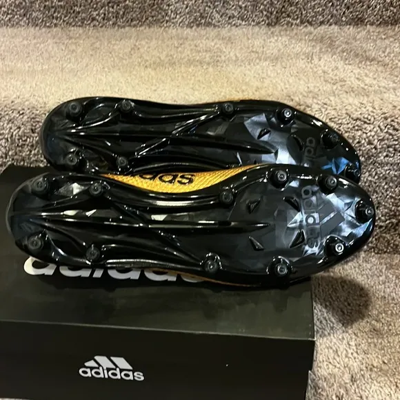 Adidas Adizero 5 Star 6.0 Gold Soccer Cleats Shoes new BW077 Mens size 13