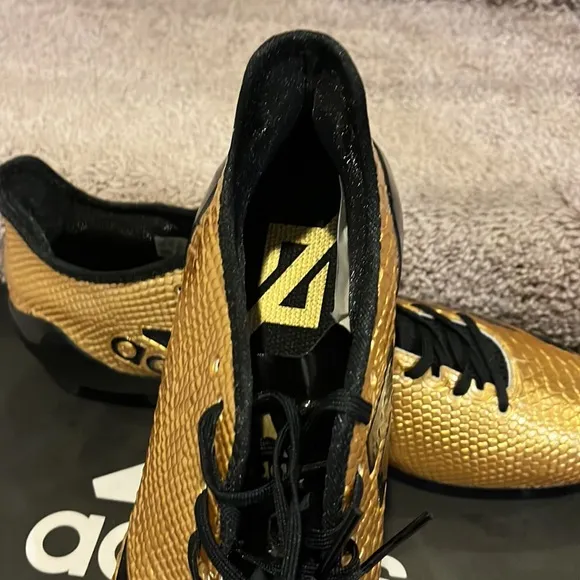Adidas Adizero 5 Star 6.0 Gold Soccer Cleats Shoes new BW077 Mens size 13