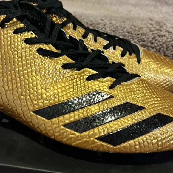 Adidas Adizero 5 Star 6.0 Gold Soccer Cleats Shoes new BW077 Mens size 13