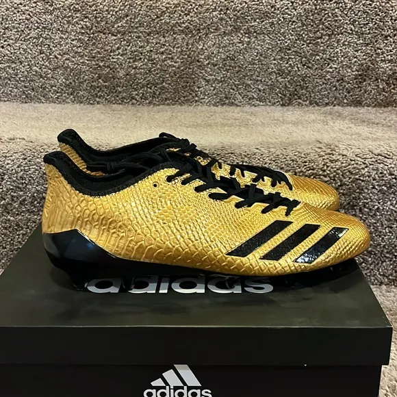 Adidas Adizero 5 Star 6.0 Gold Soccer Cleats Shoes new BW077 Mens size 13