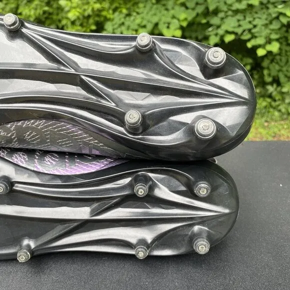 Adidas Adizero 8.0 SK‎ Black Purple Silver Football Cleats Mens Size 15 D97030