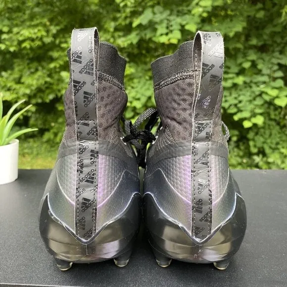 Adidas Adizero 8.0 SK‎ Black Purple Silver Football Cleats Mens Size 15 D97030