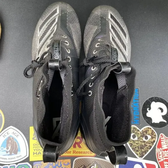 Adidas Adizero 8.0 SK‎ Black Purple Silver Football Cleats Mens Size 15 D97030