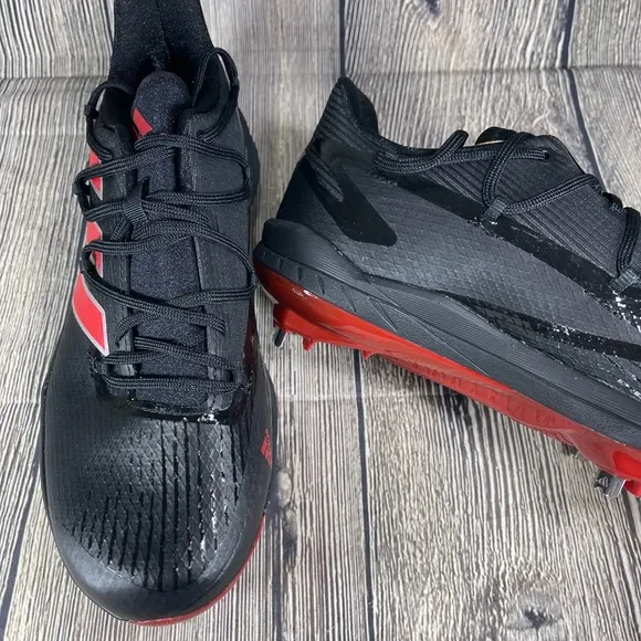 adidas Adizero Afterburner 8 Core Black/Team Power Red baseball Mens H00976