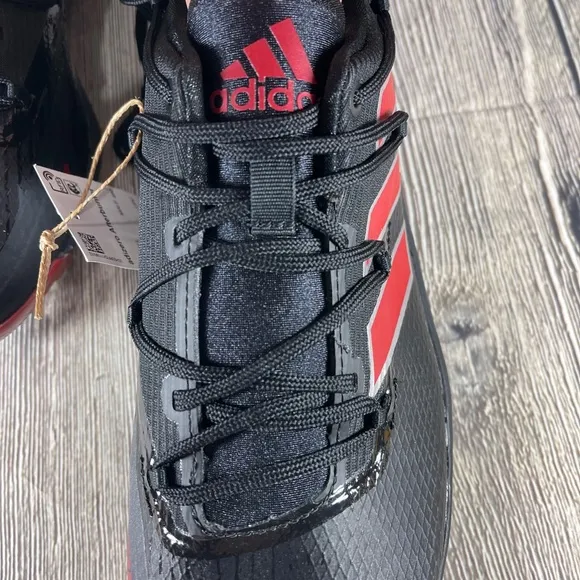 adidas Adizero Afterburner 8 Core Black/Team Power Red baseball Mens H00976