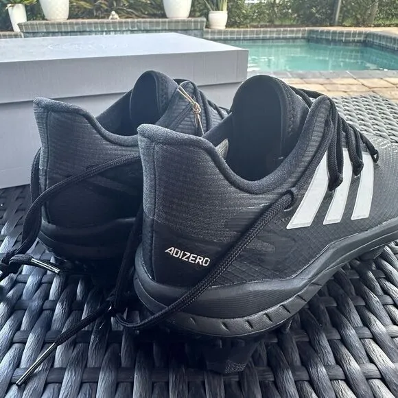 Adidas Adizero Afterburner 8 Pro TPU Men's Baseball Shoes Black FZ4220 Size 9