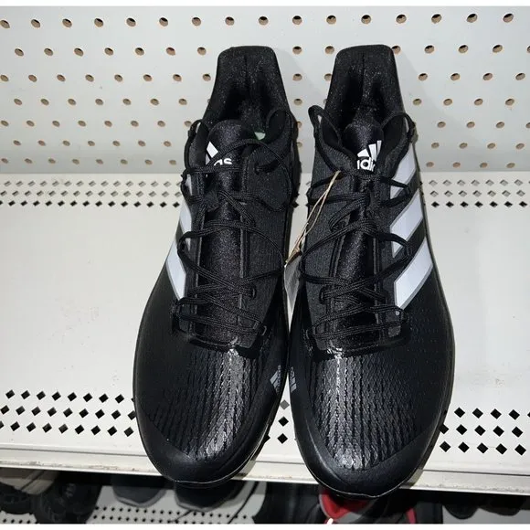 Adidas AdiZero Afterburner 8 Pro TPU Mens Molded Baseball Cleats Size 9 Black