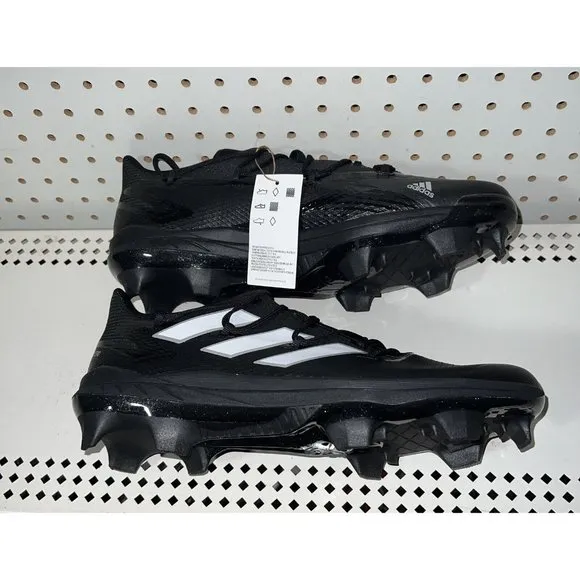 Adidas AdiZero Afterburner 8 Pro TPU Mens Molded Baseball Cleats Size 9 Black