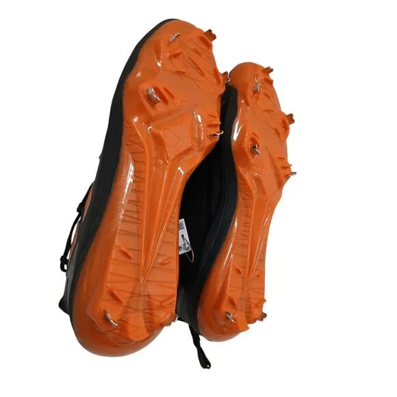 Adidas Adizero Afterburner Baseball Cleats Size 13.5 Black Orange Athletic NEW