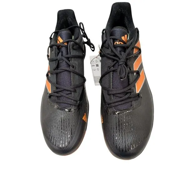 Adidas Adizero Afterburner Baseball Cleats Size 13.5 Black Orange Athletic NEW