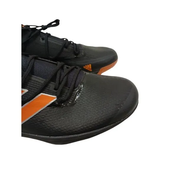 Adidas Adizero Afterburner Baseball Cleats Size 13.5 Black Orange Athletic NEW