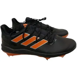 Adidas Adizero Afterburner Baseball Cleats Size 13.5 Black Orange Athletic NEW