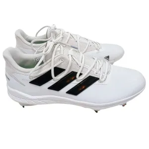 Adidas Adizero Afterburner Men's 14 Baseball Cleats White w Black NEW