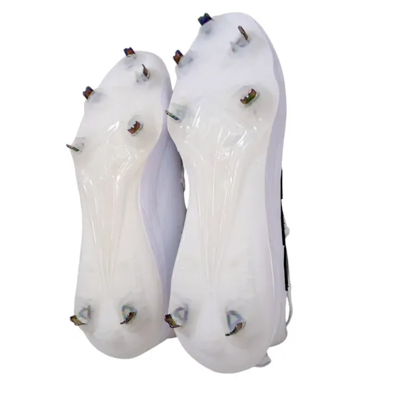 Adidas Adizero Afterburner Men's 14 Baseball Cleats White w Black NEW